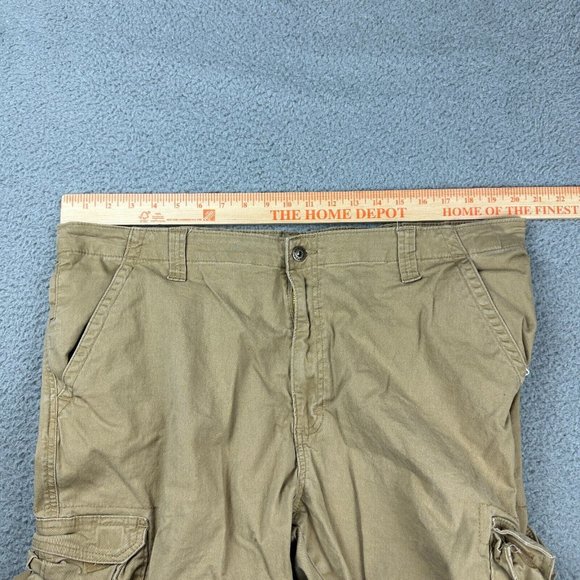 Wrangler Regular Taper‎ Adult Size 40 Flat Front Chino Cargo Pants Men Beige/Tan - Picture 6 of 8